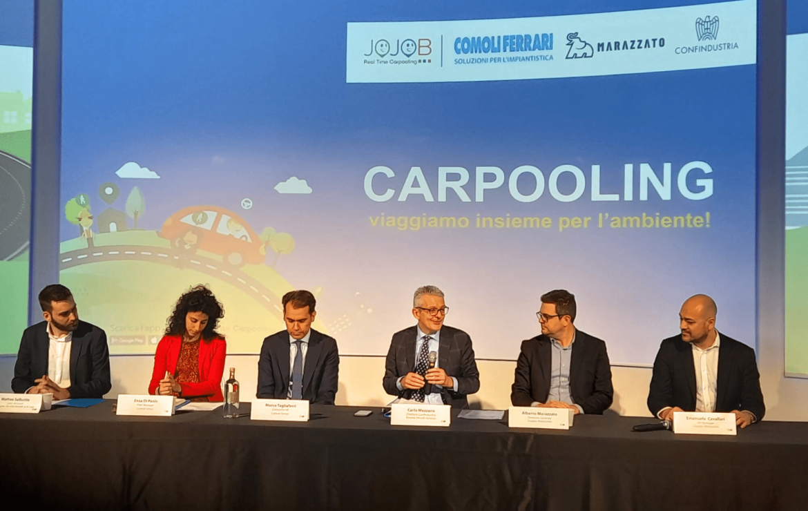 Al via il progetto di carpooling insieme a CNVV e Comoli Ferrari