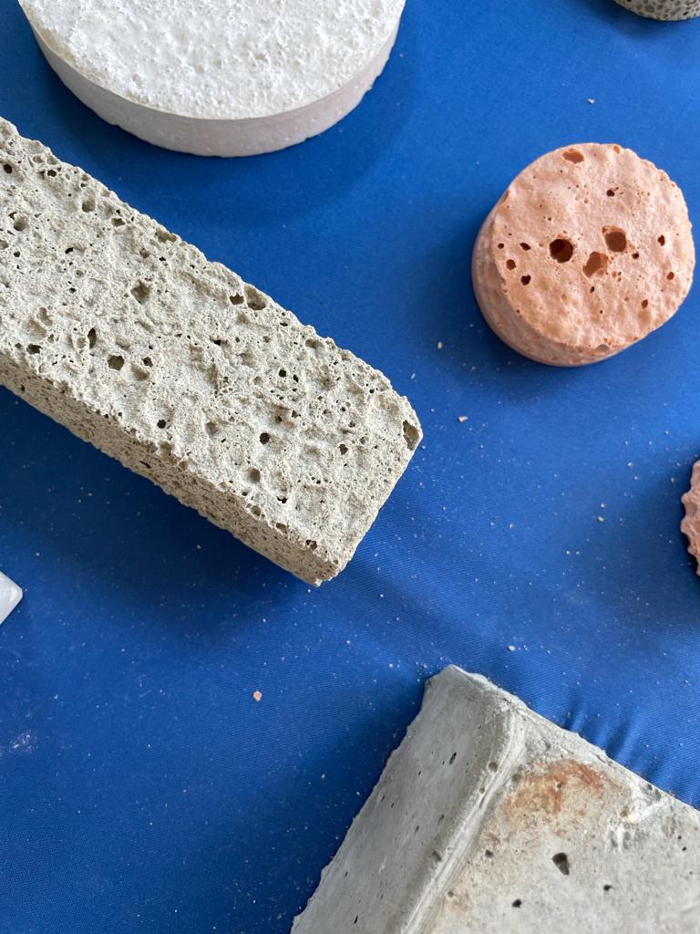 Milano, settembre 2021 - Il progetto _Geopolimeri fanghi di dragaggio_ alla Milano Design Week